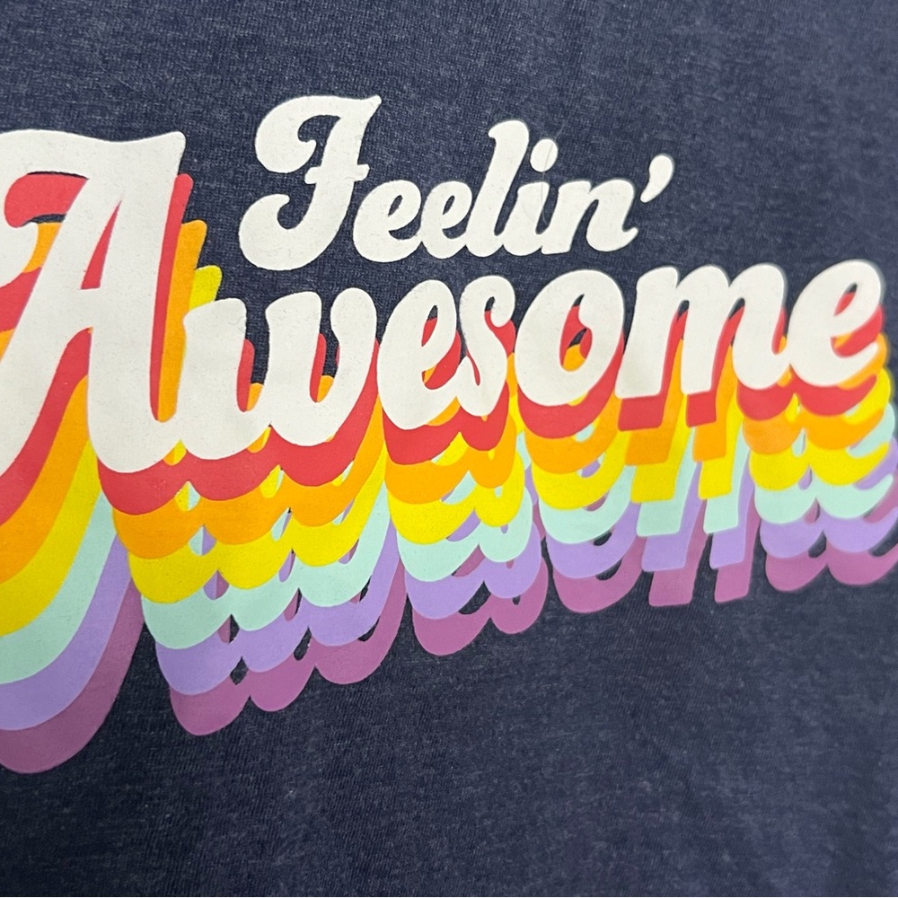 Cat & Jack 4T‎ Feeling Awesome tshirt - Picture 2 of 4